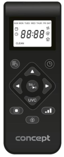 Concept diaľkový ovládač pre pre VR3205, VR3210
