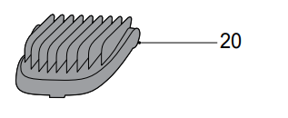 PHILIPS široký nadstavec na vlasy 4 mm pre MG7940/15