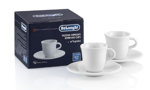 DELONGHI porcelánové šálky na espresso