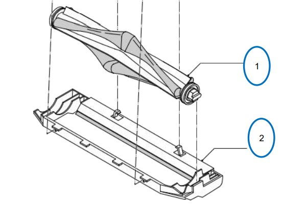 PHILIPS kryt kefy pre XU7000, XU7100