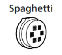 PHILIPS nadstavec spaghetti 1,6 mm štvorcové pre HR2665/96 Pastamaker