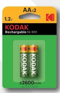 KODAK nabíjacie batérie AA /2 ks/